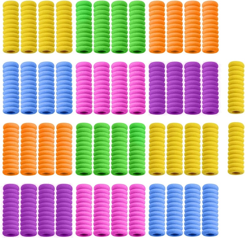 LINYUEARUI 50 pen holders, children's pen holders, learning tools, stationery aids, grip posture correction devices, children's writing posture pen holder - Image 1